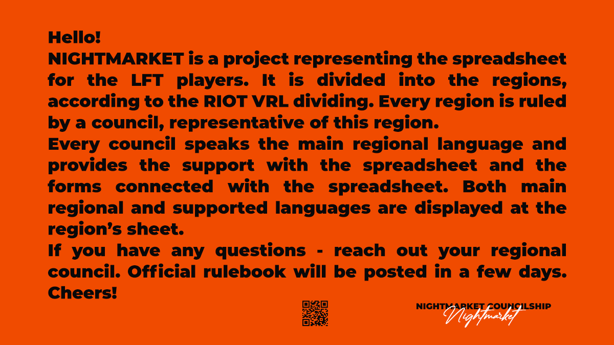 Region - Council - Regional language:
DACH: @CGNSebe - 🇩🇪
IBIT: <a href="/sanalexFPS/">SAW Alexandre</a> - 🇬🇧
CIS: <a href="/krueger/">John Krueger</a> &amp; @willow_ow_ - 🇷🇺
France+Benelux: @ALSHOBA &amp; <a href="/qVLNT/">𝔮</a> - 🇬🇧
Northern Europe: <a href="/ThError14/">:D</a> - 🇬🇧
Eastern Europe: <a href="/Xandiella/">Kasia "Xandie" Janoszka</a> &amp; <a href="/KendarOW/">Konstantinos Kendar Gkikas</a> - 🇬🇧
Turkey: <a href="/iamnycto/">Cem</a> - 🇹🇷
