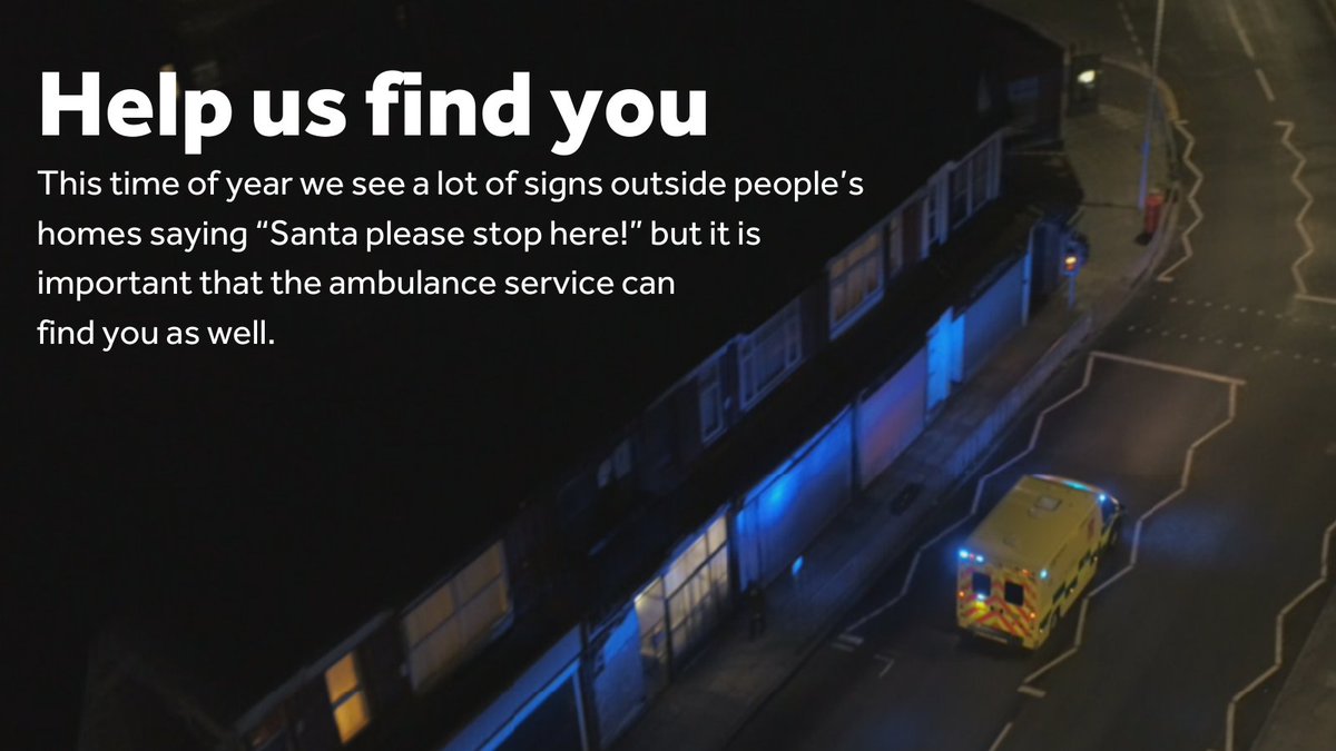 NWAmbulance's tweet photo. To help us find you: ➡️ Check your house number is visible from the road in the dark. ➡️ Switch on outside lights. ➡️ Make sure there are no bushes/fences blocking the view and it is noticeable when cars/vans park outside. ➡️ Download @what3words app
#HelpUsFindYou https://t.co/QD4W1lvP71