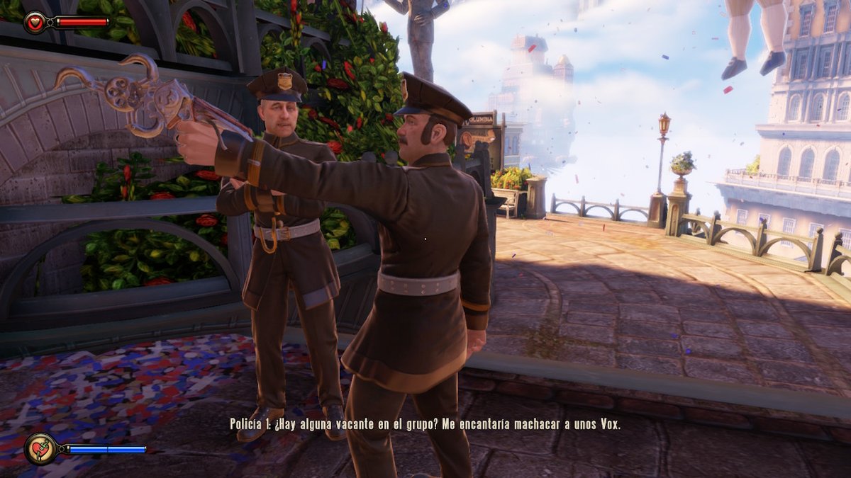 Er_Deivi's tweet photo. Ya podría la polic��a española aprender de la de #BioshockInfinity #NintendoSwitch https://t.co/gzmckJzpU7