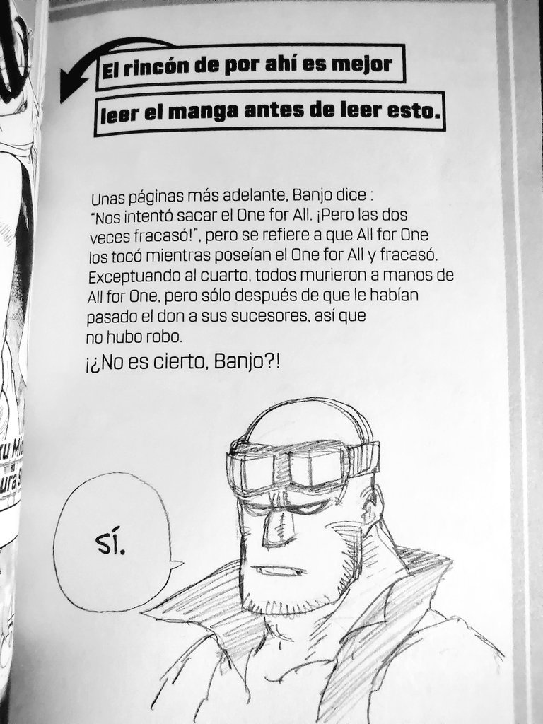 Les intentó robar, fracasó y después lo pasaron. Osea que nunca pelearon solo con las flamas del OFA. Igual, me sigo preguntando en qué contexto se pasaron el OFA, osea todos lo hicieron moribundos pero que hacían los sucesores, pasaban por ahí? Que hacían de sus vidas? 