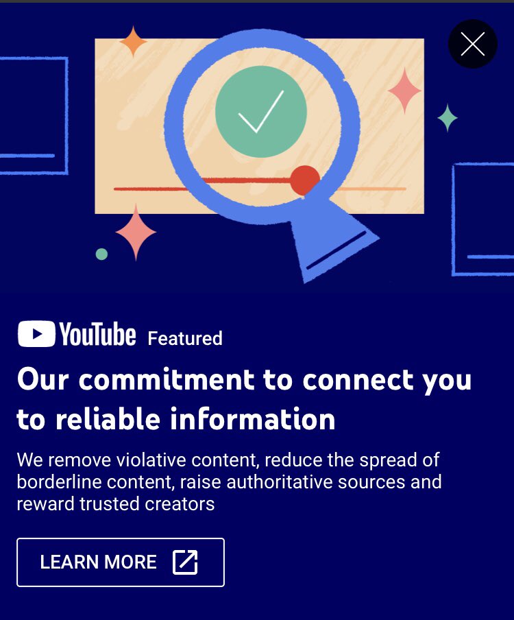 MitchellSGunn's tweet photo. Jeez YouTube, you really should rotate that magnifying glass a bit or this risks coming off as a big dogwhistle https://t.co/gI8lrmRupE