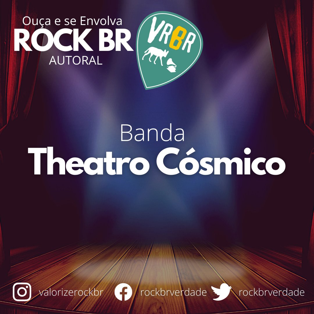A dica de hoje é Theatro Cósmico com o som "Fogo Secreto" Sonzeira!🤘

Ouça acessando nosso site clicando na playlist VRBR! valorizerockbr.com.br! No Insta, acesse pela bio!

Insta: @cosmicotheatro

#rockautoral
#rockbr
#dicasvrbr