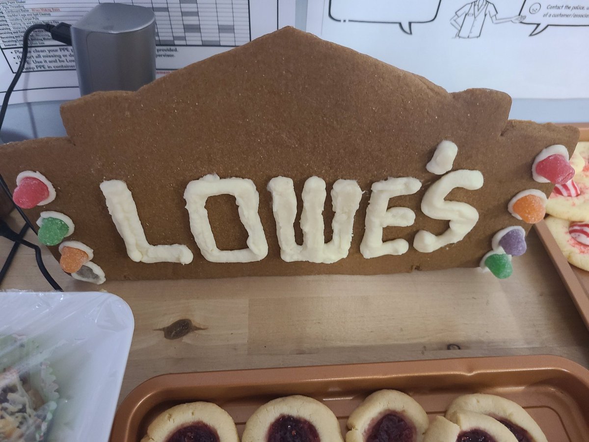 1889Lowes's tweet photo. Big celebration at the Milford 1889 Lowe’s. Had the great pleasure of serving the team. Big thanks to the whole team for an amazing year. Happy holidays to everyone. Milford Strong. @Bracken73P @AnthonyBattle crush 2022 @JoeMcFarland_ https://t.co/YIVVa3jCP3