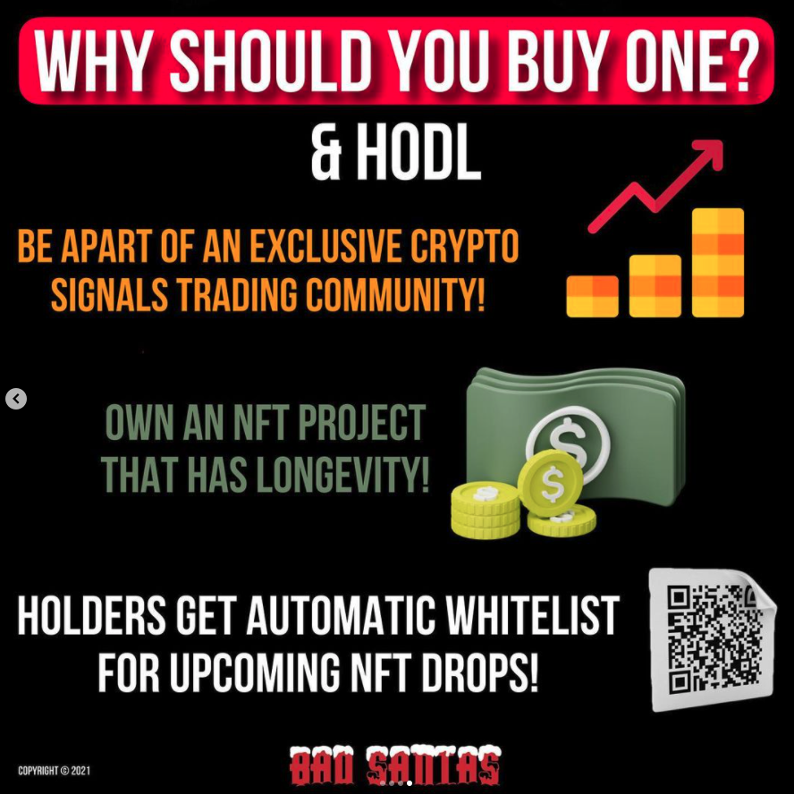 Badsantasio's tweet photo. 🚨Bad Santas NFT project’s Whitelist is currently LIVE! There are only 444 spots available! 🚨

WHITELIST
https://t.co/4Lb2MYFbBJ

💰EVERY NFT HOLDER GAINS ACCESS TO OUR CRYPTO TRADING GROUP! ($1500 VALUE)

🎅🏼Don’t miss out on this incredible opportunity!
https://t.co/4zNyeyh4Pz https://t.co/y4U3htU7wr