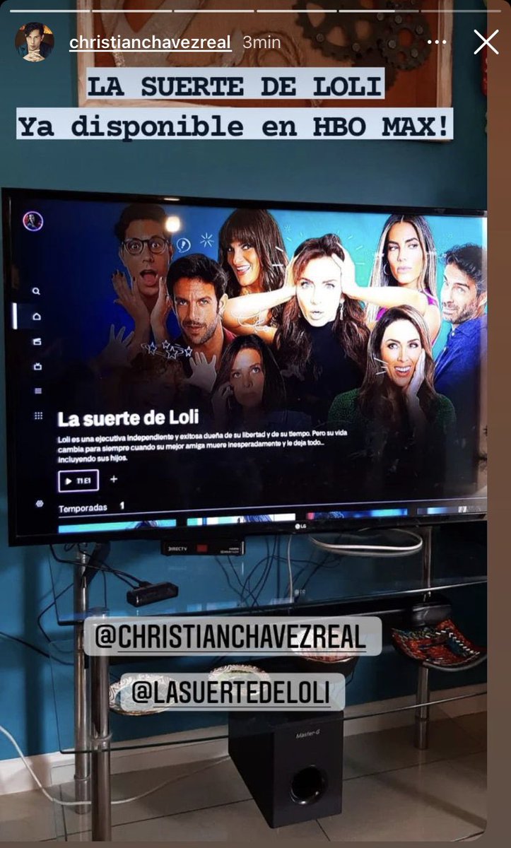 InfoRBDBrasil's tweet photo. O Christian (@christiancha) até postou em seus stories sobre a disponibilidade da telenovela na plataforma HBO Max. https://t.co/m7Z6UNm5B6