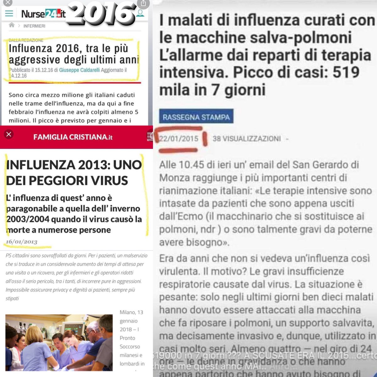 mazzolimarco's tweet image. Una raccolta di articoli di svariati anni: dal 2013 al 2018! Leggendo, sembra che il problema sia sempre quello della sanità e il suo degrado!
