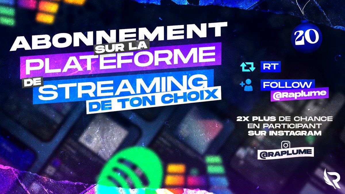 ShadesFrance's tweet image. 🎁 CALENDRIER DE L’AVENT 20/25

Un abonnement à la plateforme de streaming de votre choix

Pour participer :

▫️ RT + Follow @raplume