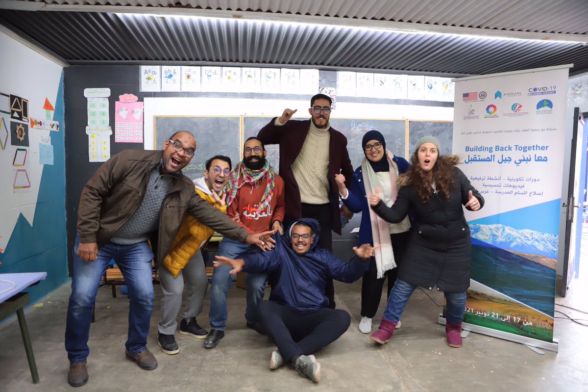 HatimElOtmani's tweet photo. (3/3) Of course, the locals have joined us to help as well, they were supportive since the beginning, they’ve opened their houses and shared their meals. Bottom line, “#Volunteers do not necessarily have the #time; they just have the #heart.” – #ElizabethAndrew https://t.co/3Z3fGQSLLZ