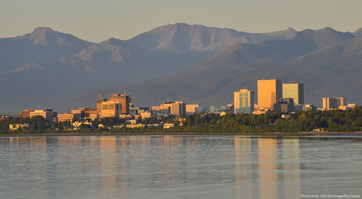 TravelAlaska's tweet photo. A7. Going to @VisitAnchorage in 2022? The city’s newest hotel, Aloft Anchorage, will be located in the center of the city making it easy to explore. The hotel will also have a 24-hour fitness center, pool and more for the whole family to enjoy. #TravelAlaskaChat https://t.co/nwAsHW1scr
