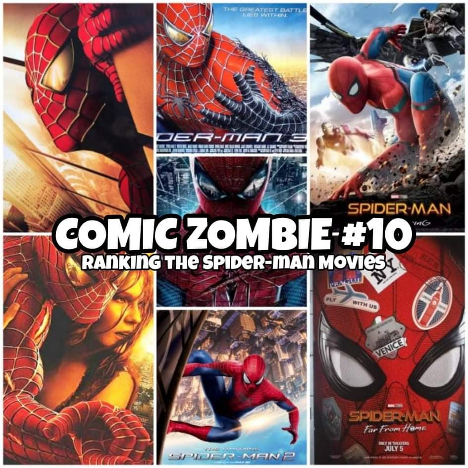 ComicZombie2's tweet photo. We're actively editing the latest episode of #ComicZombie with our #SpiderManNoWayHome review, but in the meantime, check out some of our previous episodes, including our rankings of all the #SpidermanMovies back on Episode 10! https://t.co/JGpKgILx8q