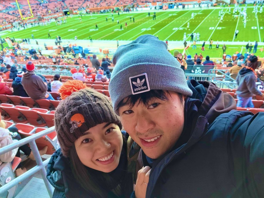 Here to support team Nick, Nick &amp; Co <a href="/Browns/">Cleveland Browns</a> #Browns #LVvsCLE
