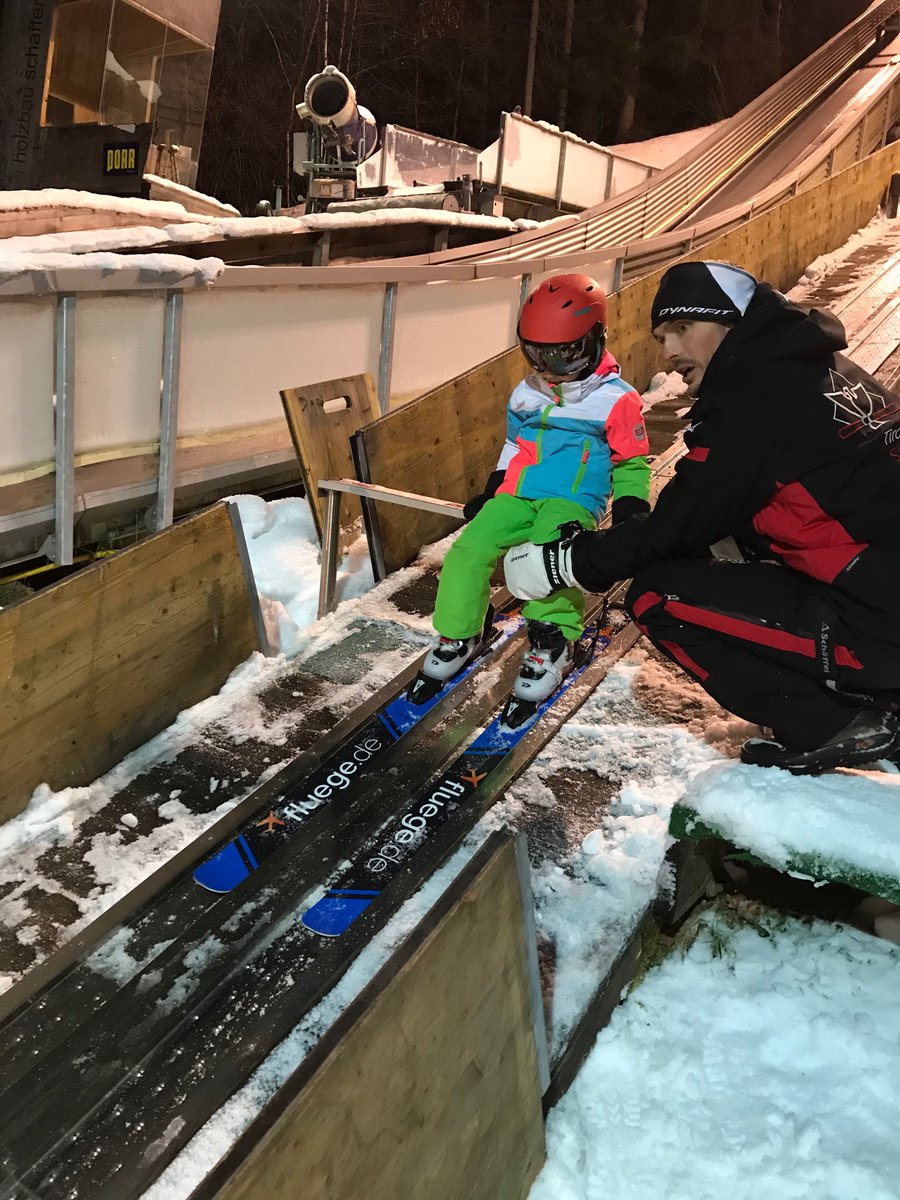 m_schletterer's tweet photo. Our 5 yr old son Alex just started #skijumping ... Today he had his first jump in #Natters - he is happy and asked me in the evening, how much nights he has to sleep until the next  training session ))

https://t.co/3zQnADVqoS https://t.co/qXcAiDmBAN