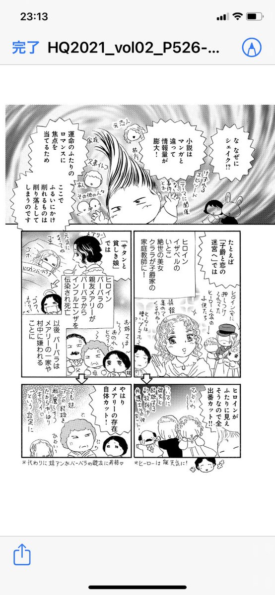 例の「東大受験漫画は東大出てから描け問題」ソレ言ったらBLやミステリが描けなくなる以前に
「何事も経験すれば面白い話が描ける訳じゃない」
創作の大前提が横たわる訳で…
私ども毎日ヘリで別荘に招かれたりシークに告白される日々を渇望しながら描いてますが引き寄せの法則すら皆無