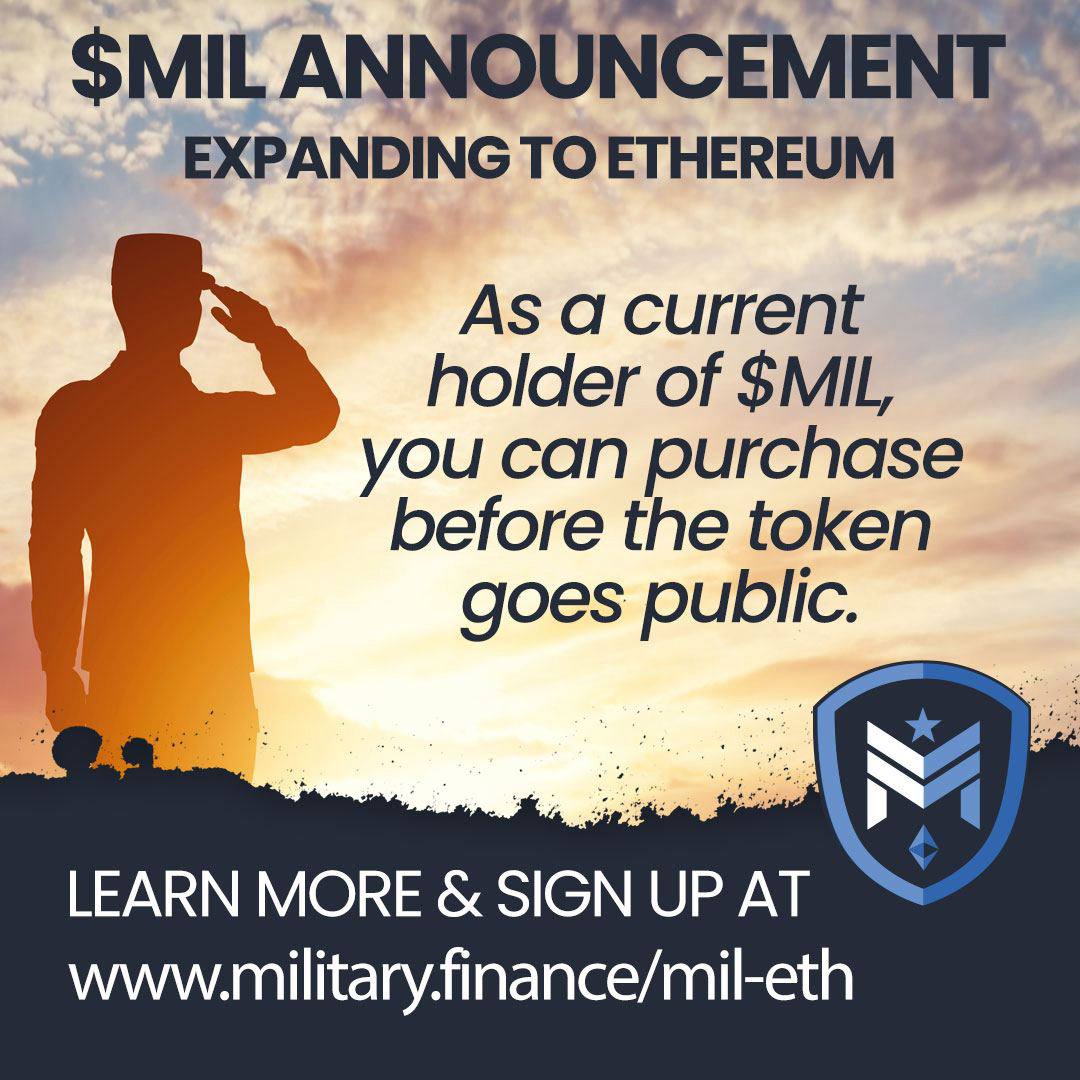 angelinaburst's tweet photo. $MIL Expanding to Ethereum Pre Sale https://t.co/sjAlLyZqo9