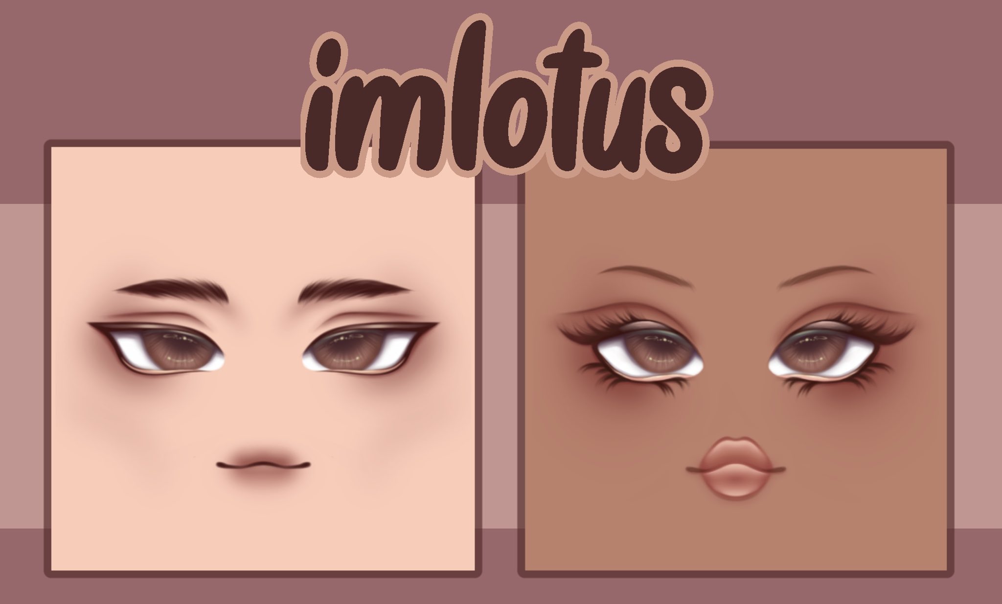 lotus on X: 👜 Face pack commission for @RebeccaVernous Thank you for  commissioning me! #robloxcommission #robloxart #robloxface #robloxdecal   / X