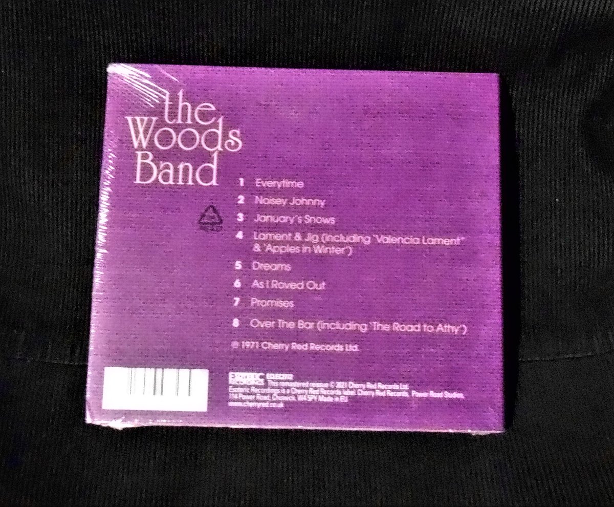 RustedRail's tweet photo. The Woods Band debut album CD reissue - xmas present from @afoggynotion - looking forward to hearing this remastered from it's original source album as opposed to the crackly vinyl rip I know so well! #cherryredrecords #esotericrecords #woodsband #cdcollector #folkrock #psychfolk https://t.co/0MvtTs4yeI