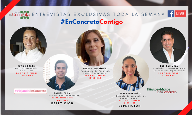 imciss's tweet photo. 📰#infórmate | Todos los días entrevistas exclusivas con expertos de la industria, @marielzuniga_ y @hugoloyao en #EnConcretoContigo.

Fb Live: https://t.co/S3JzDnw9PA https://t.co/roydV2fVDw