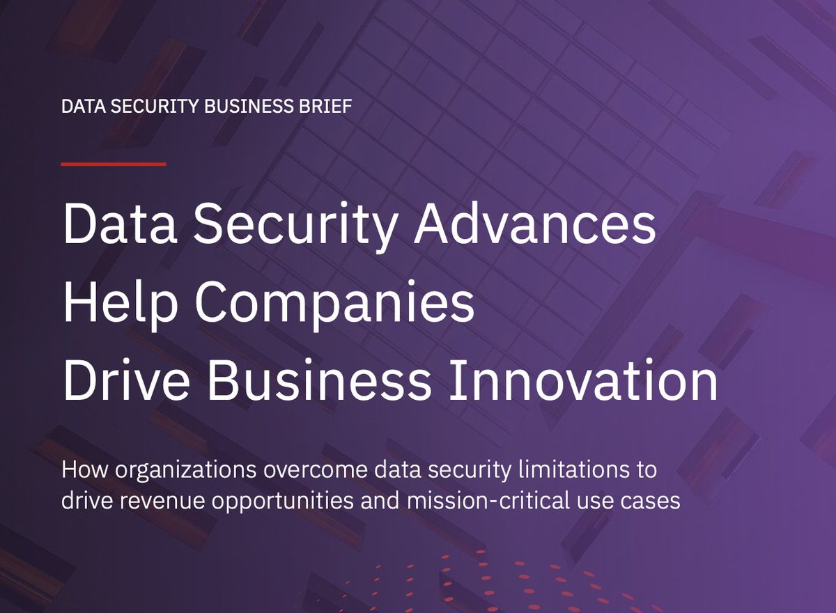SoteroSecure's tweet image. Data Security Advances Help Companies Drive Business Innovation

FREE eBook --&amp;gt; bit.ly/3nyscfr

#datasecurityadvances #businessinnovation