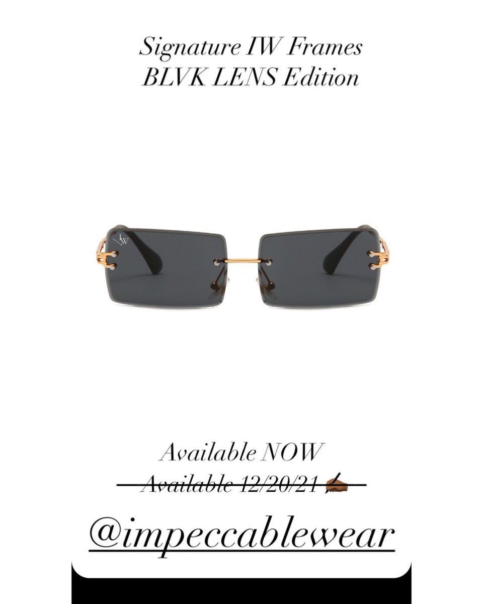 Available for purchase via website within our bio  &amp; if there are tech problems please email us or DM us 

#TheFutureIsImpeccable —>