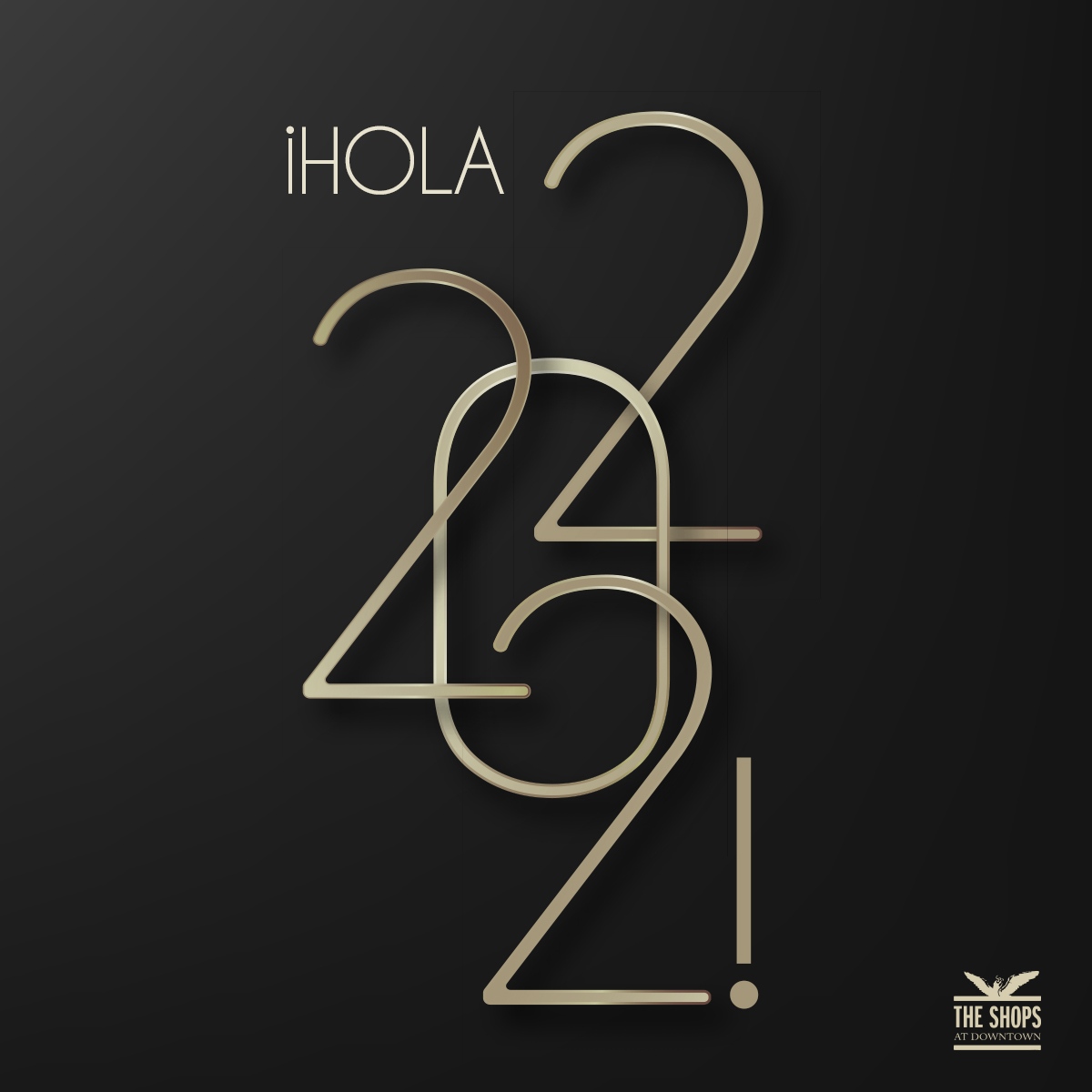 3,2,1... ¡Feliz año nuevo! 🎉🥂🎆⁣⁣
⁣
⁣Te deseamos lo mejor este 2022. #TheShopsAtDowntown⁣