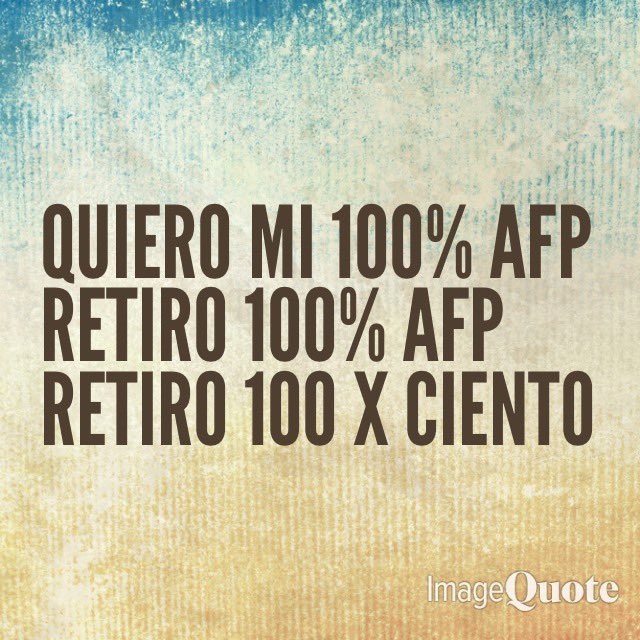 STUKOV19's tweet photo. @Diego_Schalper @PedroCarcuro_TV @AgriculturaFM Niun peso al sistema de reparto de @gabrielboric, quiero mi 100% ahora
#mi100 #Quieromi100xcientoAFP https://t.co/27bEgQi7NR