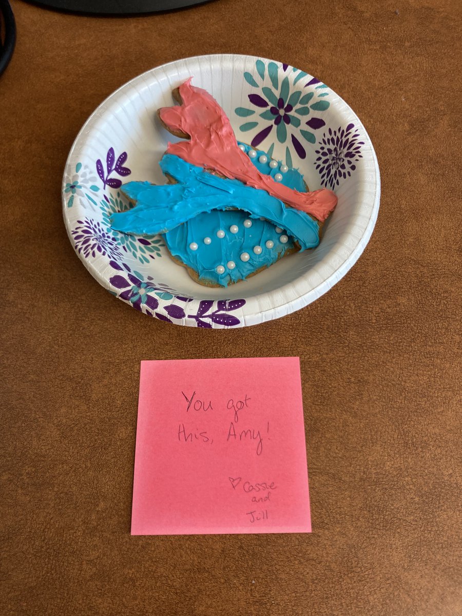 Officially a PhD Candidate!!🙌🎉

I am so grateful for the support and encouragement from friends, family, and lab mates throughout the comprehensive exam process! 

And a special thank you to <a href="/CatherineRaker/">Cassie Raker</a> and <a href="/jillashey/">Jill Ashey</a> for the post exam celebratory cookies 🍪🦞