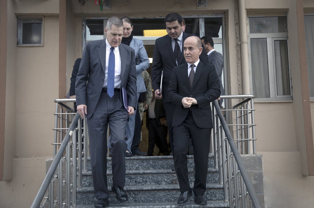 KRG_MOPE's tweet photo. @KRG_MOPE minister welcomed @USEmbBaghdad ambassador, were they discussed the ISIS threats &amp; their recent activity &amp; @KRG_MOPE #reformprocess &amp; relations between iraqi defense ministry &amp; @KRG_MOPE, &amp; support of USA for the @KRG_MOPE &amp; the iraqi army in the war against daesh. https://t.co/J6U9JLciD5