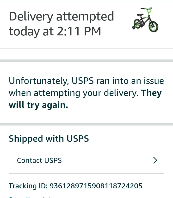 CosplayCovered's tweet photo. @USPS  seriously get your sh!t together.
I've tried to DM, I've tried calling,  your auto phone service is trash. Stop raising prices if you can't raise your personal standards with customers as well.  Nothing is stopping them from delivering other than 5 steps.  Pure laziness!🤬 https://t.co/zJfaWiv5tc
