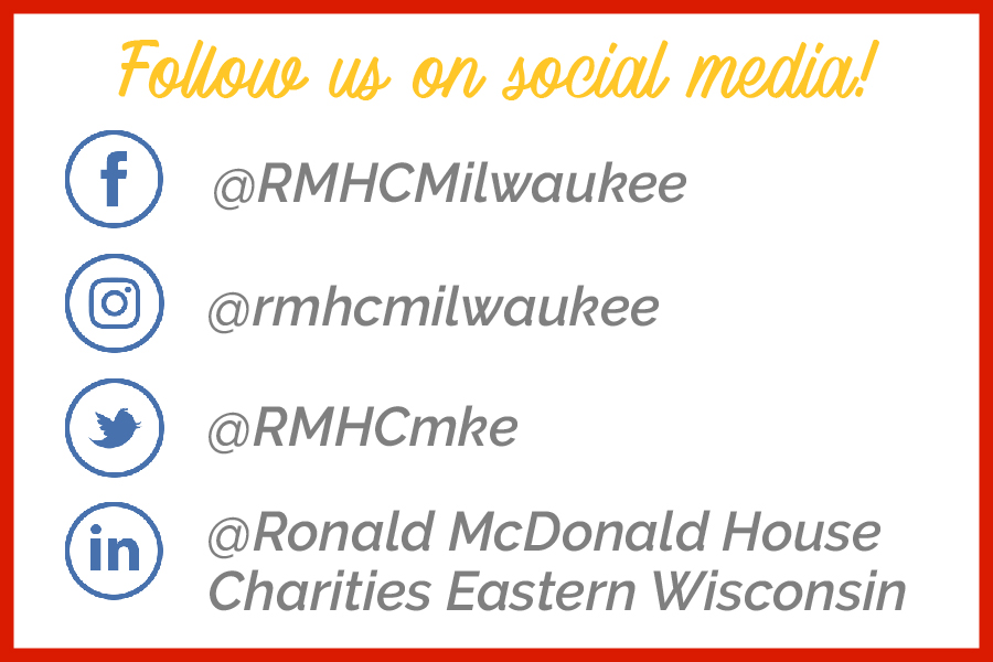 Ronald McDonald House Charities Eastern WI (@rmhcmke) on Twitter photo We've updated the names of our social handles - here's this handy guide to make sure you tag and follow the correct accounts! 😊 We've updated the names of our social handles - here's this handy guide to make sure you tag and follow the correct accounts! 😊