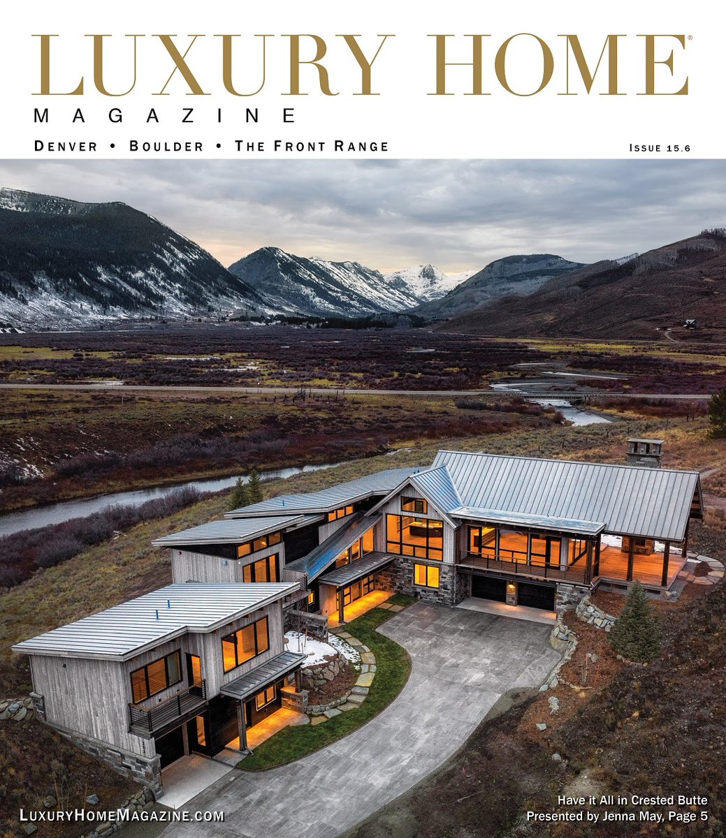 luxuryhomemag's tweet photo. LHM Denver Issue 15.6 has officially been released!
Check it out at: https://t.co/BmY64tdCQE
Presented by: Jenna May | Bluebird Real Estate
Front Cover Photography: Steve Gibbs

#luxury #home #magazine #realestate #realtor #design #architecture #colorado https://t.co/8SZV5QtFSi