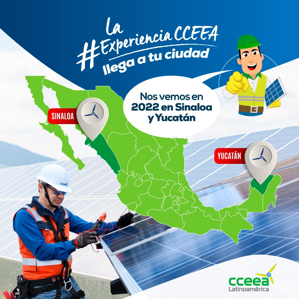 CCEEA's tweet photo. ¡Estamos preparando un 2022 increíble para ti!👷
Contacta a un asesor #CCEEA y conoce nuestras próximas fechas.📅
---> https://t.co/urOJZaBSwY https://t.co/KpVtUSGl7R