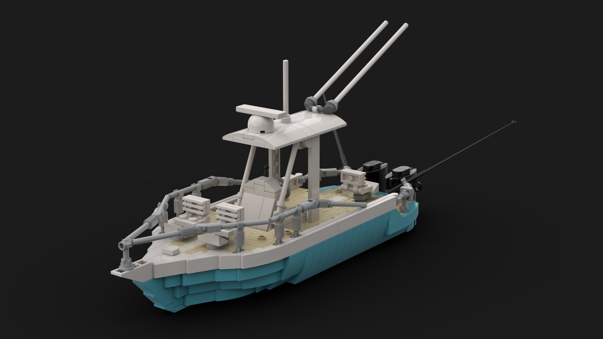 LEGO MOC Fishing Boat by AsgardianStudio