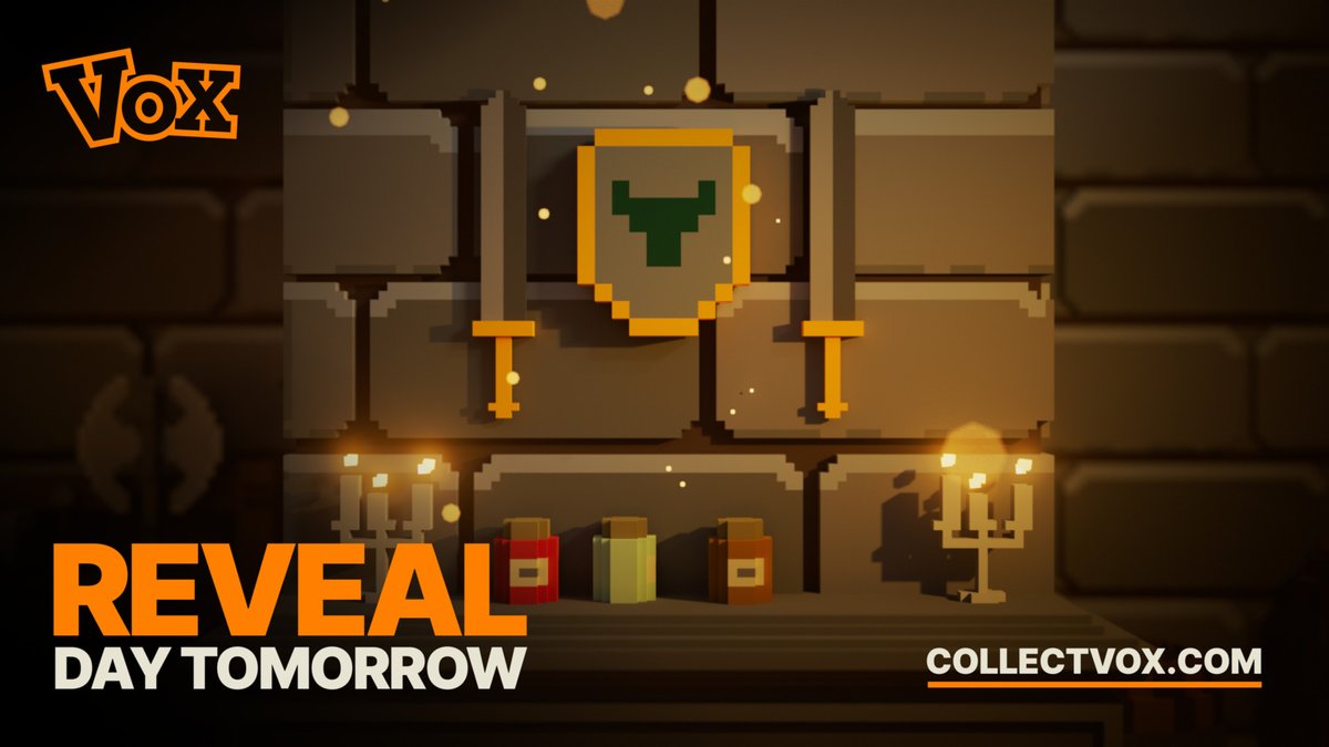 GoGalaGames's tweet photo. Tomorrow is the day upon which #Mirandus #VOX owners will meet their new and provably unique companions. ⚔️ 🗝️ 

The Revealing begins at 2pm PST.

Prepare by connecting your wallet:
https://t.co/BSFlJ2vAAX

Tutorial Video:
https://t.co/0vIqQP7KK5

Trailer:
https://t.co/8jvOUNZVg1 https://t.co/EIh2IcM1JJ