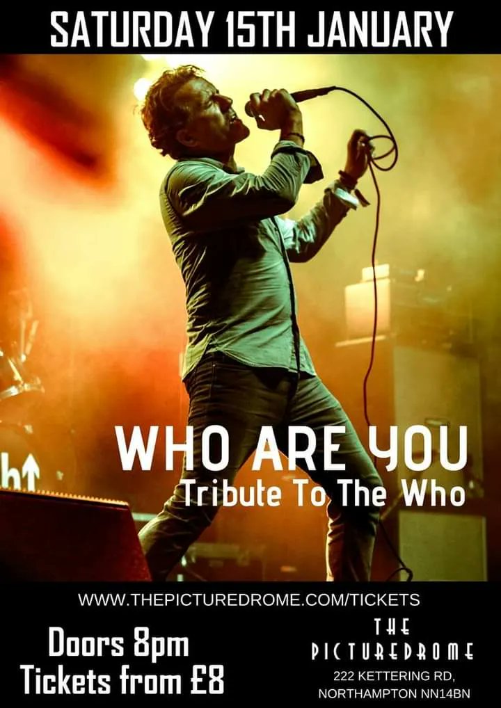 NN Events (@nrthmptonevents) on Twitter photo Who Are You UK (The Who Tribute Band)
Saturday 15th January 2022 at <a href="/_Picturedrome/">The Picturedrome</a>, Northampton
Support from Kettering band Frettlyst
๐ Tickets:
buff.ly/30Ix1K0 Who Are You UK (The Who Tribute Band)
Saturday 15th January 2022 at <a href="/_Picturedrome/">The Picturedrome</a>, Northampton
Support from Kettering band Frettlyst
๐ Tickets:
buff.ly/30Ix1K0