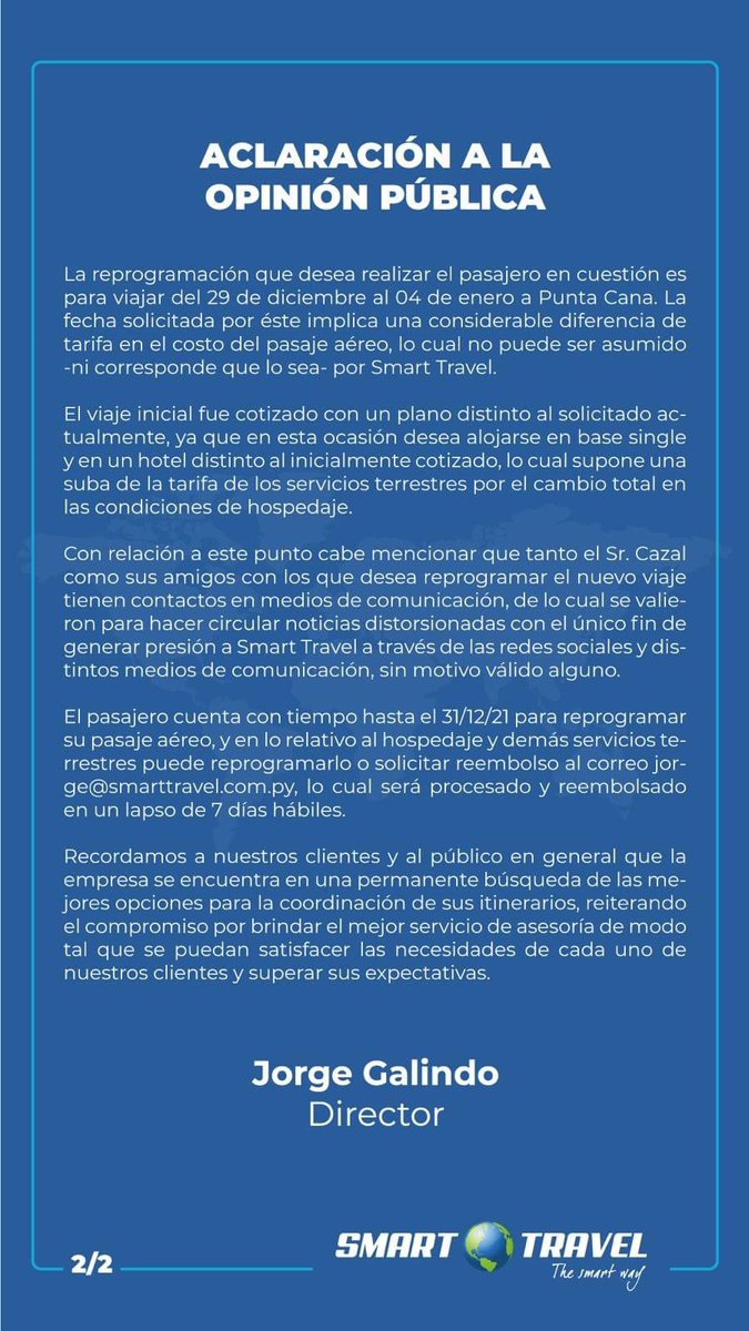 dainls's tweet photo. Antes de estar compartiendo datos que no manejan, por favor leer las dos caras de la moneda.
Aclaratoria de los colegas de Smart Travel, mas claro agua, compró para temporada baja y quiere viajar en temporada alta. 2 + 2 = 4
Existen situaciones que no podemos remediar! ☝🏻 https://t.co/Drhj4P1vql