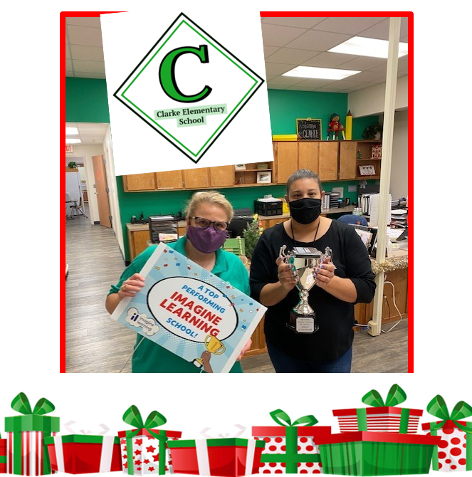 MisseyChavez's tweet photo. All the excitement 🎉at Clarke ES @KilleenISD_ as they took home the @ImagineLearning Nov. TOP Imagine Lang. & Lit. usage 🏆#FortHood #waytolearn https://t.co/NqMn4Zv4X9