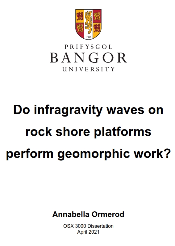 @sos_bangor_uni 2020-21 dissertation student Bella Ormerod has won the 2021 @BSRG Undergraduate Award in Sedimentology. This prize is awarded annually to the best final-year undergraduate sedimentological project in the UK and Ireland. Many congratulations to Bella. 👏