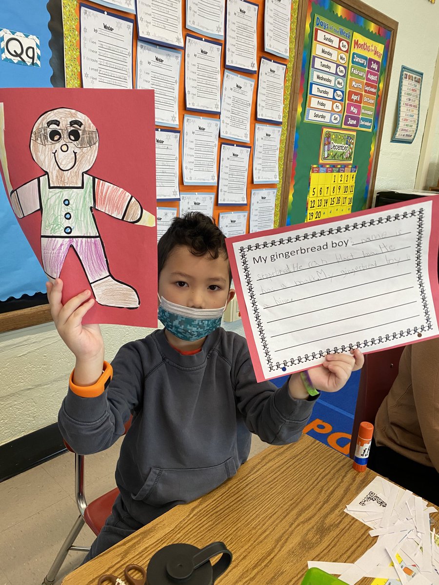We had so much fun creating our own Gingerbread boys and girls.  ⁦<a href="/BGreenSchool/">Bowling Green School</a>⁩ ⁦<a href="/emeadowschools/">East Meadow Schools</a>⁩