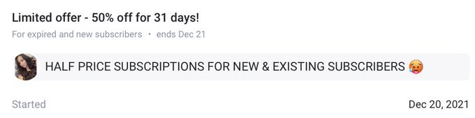 DON&rsquo;T MISS OUT! 50% OFF SUBSCRIPTIONS FOR NEW &amp; EXISTING SUBSCRIBERS 🥵 https://t.co/UH4GIwvM6Z