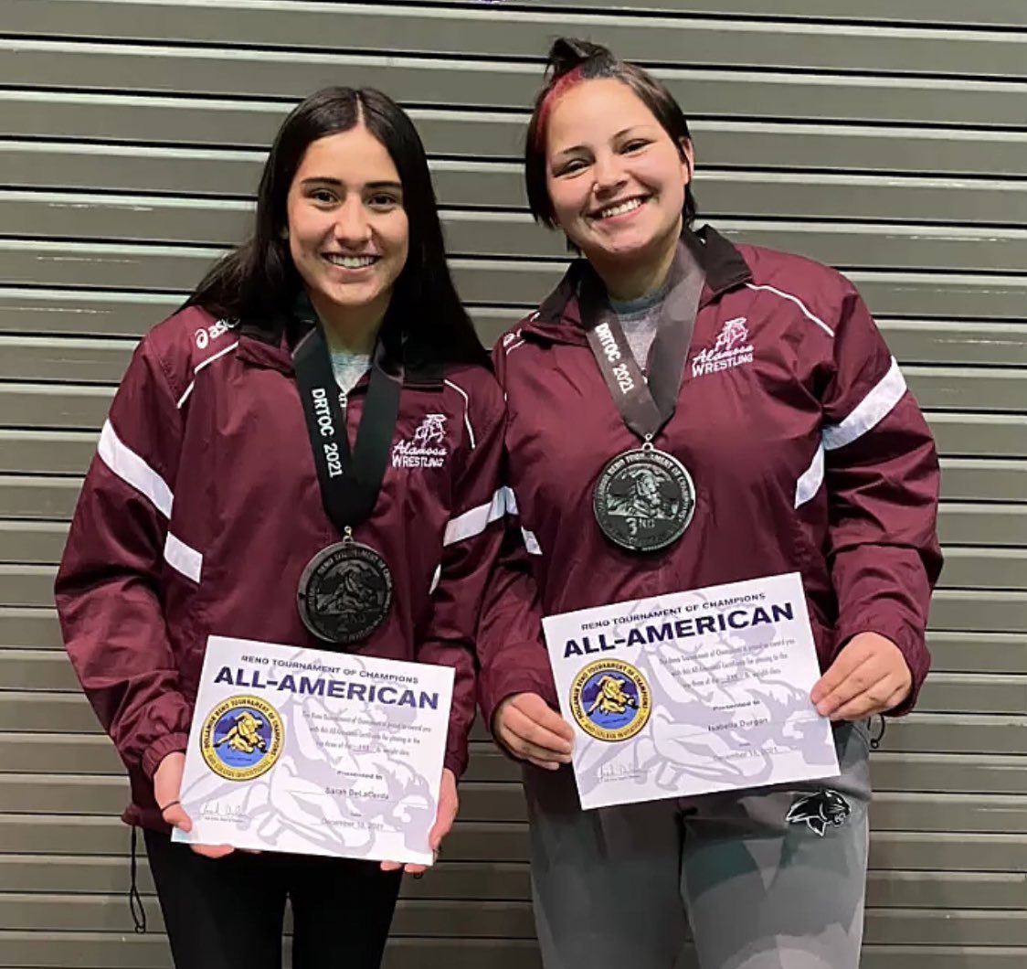 Moose nation! Let’s give a huge shout out to Sarah D and Isabella D for earning All-American honors at this years Reno Tournament of Champions.