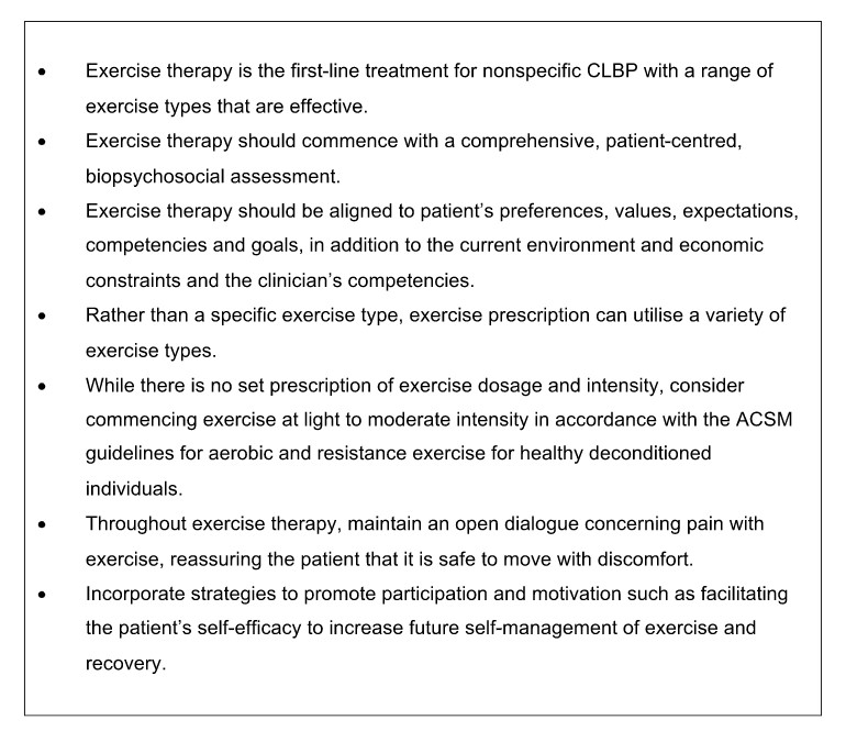 👍👍Super useful and practical advice for prescribing exercise for low back pain here: Solid authorship group. pubmed.ncbi.nlm.nih.gov/34676659/