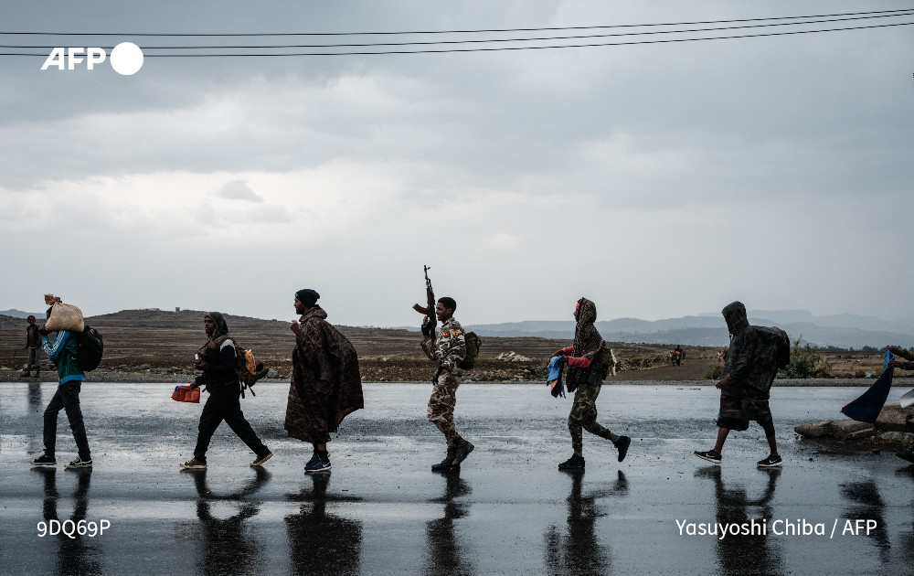 Tigrayan People's Liberation Front (TPLF) fighters