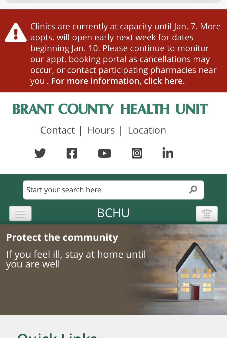 SioenAli's tweet photo. @AmitAryaMD Here in Brant County we have not been able appointments since end of last week! https://t.co/2QJJM2IndR