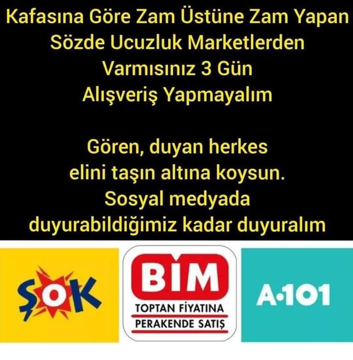 Varmısınız birlik olmaya #a101