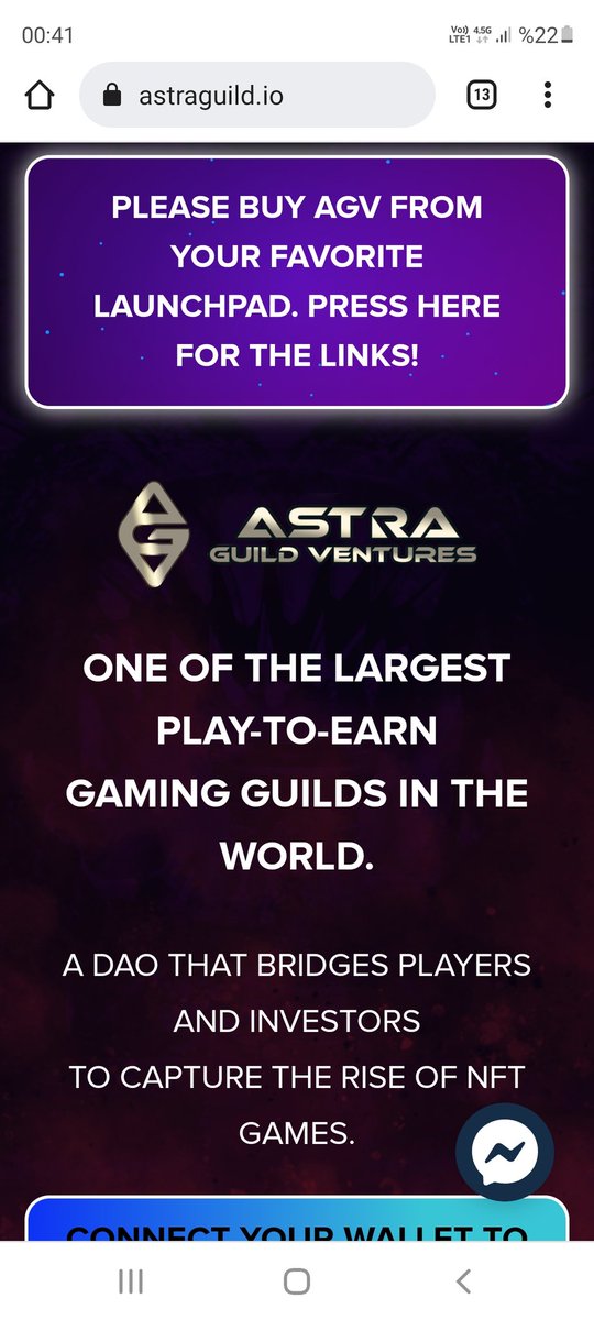 gemhunterBABA's tweet photo. Arkadaşlar sizlere birçok farklı platformda önsatışı devam eden #PlayToEarn projesi olan $AGV @AstraGuild projesinden bahsedeceğim✍

Öncelikle proje @certik_io audit almış✅👌

https://t.co/jm0YPxHiEw

Proje ETH ağı (ERC-20) tabanlı ve 23 Aralıkta Uniswap da listelenecek⌛ https://t.co/K3oeCIDZ6M