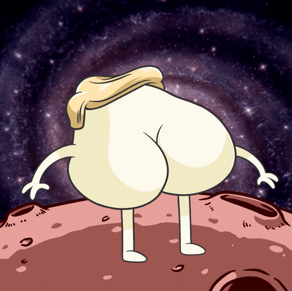 SpaceButts's tweet photo. NEVER HEARD ABOUT THE LEGEND OF THE DOUBLE "T" ?

TELEPORT TRUMP is coming to the BUTTVERSE! 👽

#Spacebutts #SpaceBrevolution 
#Whitelist #NFT #nftart #Aliens #Trump https://t.co/86hEfnUQ01