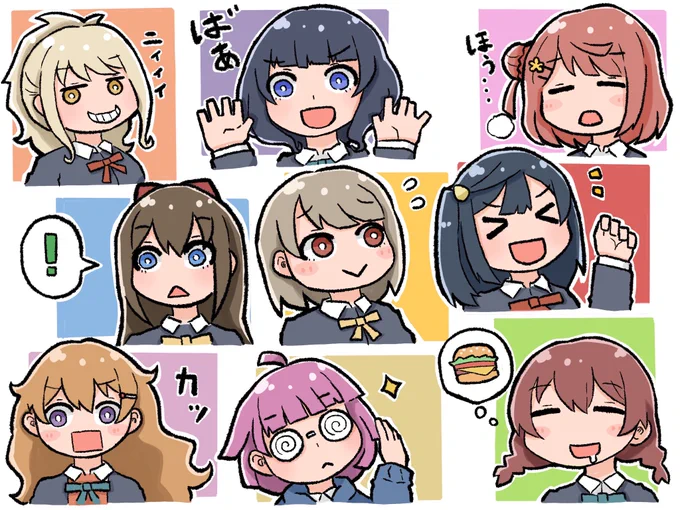 好き勝手に描きました
#lovelive
#虹ヶ咲 