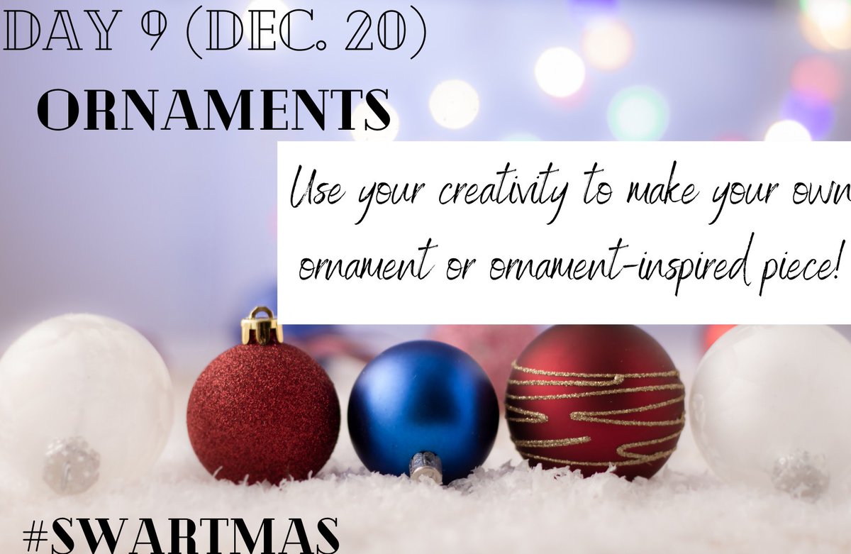 SW_NAHS's tweet photo. #swartmas day 9 https://t.co/0bC81HnF7T