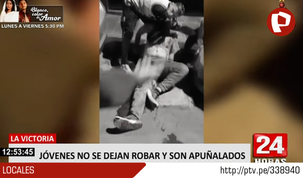 PTV_Noticias's tweet photo. #24HM | [VIDEO] #LaVictoria: jóvenes son apuñalados por no dejarse robar https://t.co/hqUOollvuq https://t.co/QclRqndIvz