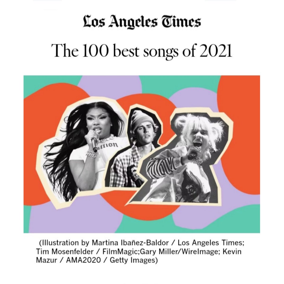 LaferteCharts's tweet photo. .@latimes nombra a “La Mujer” de @monlaferte &amp; @GloriaTrevi como una de las 100 Mejores Canciones del 2021. https://t.co/rMyLwgSCLr